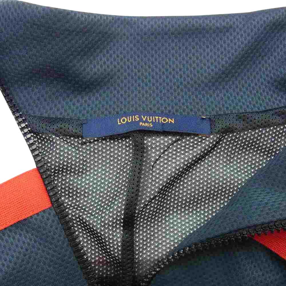 LOUIS VUITTON ルイ・ヴィトン 1AAGPZ エンベリッシュド LV グラフィック ホッケー トラックトップ ブルゾン ホワイト系 レッド系 XXL【極上美品】【中古】