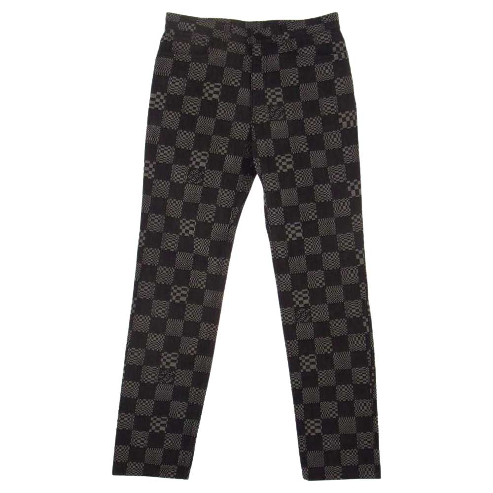 LOUIS VUITTON ルイ・ヴィトン 1A8PFP ダミエ レギュラー デニム トラウザー グレー系 33【極上美品】【中古】