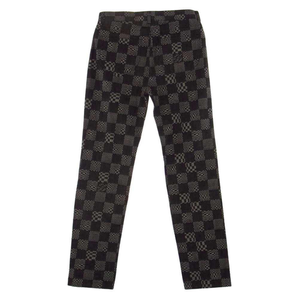 LOUIS VUITTON ルイ・ヴィトン 1A8PFP ダミエ レギュラー デニム トラウザー グレー系 33【極上美品】【中古】