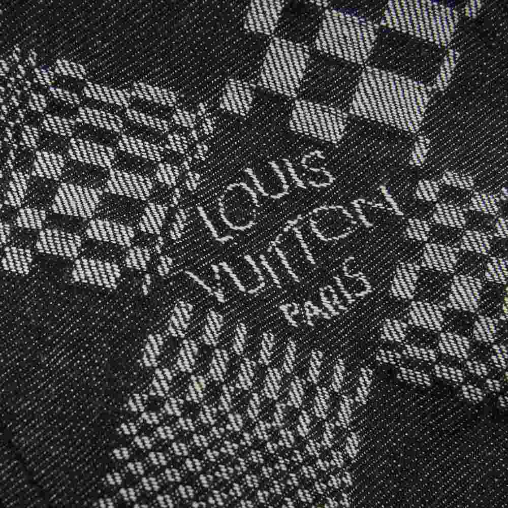 LOUIS VUITTON ルイ・ヴィトン 1A8PFP ダミエ レギュラー デニム トラウザー グレー系 33【極上美品】【中古】