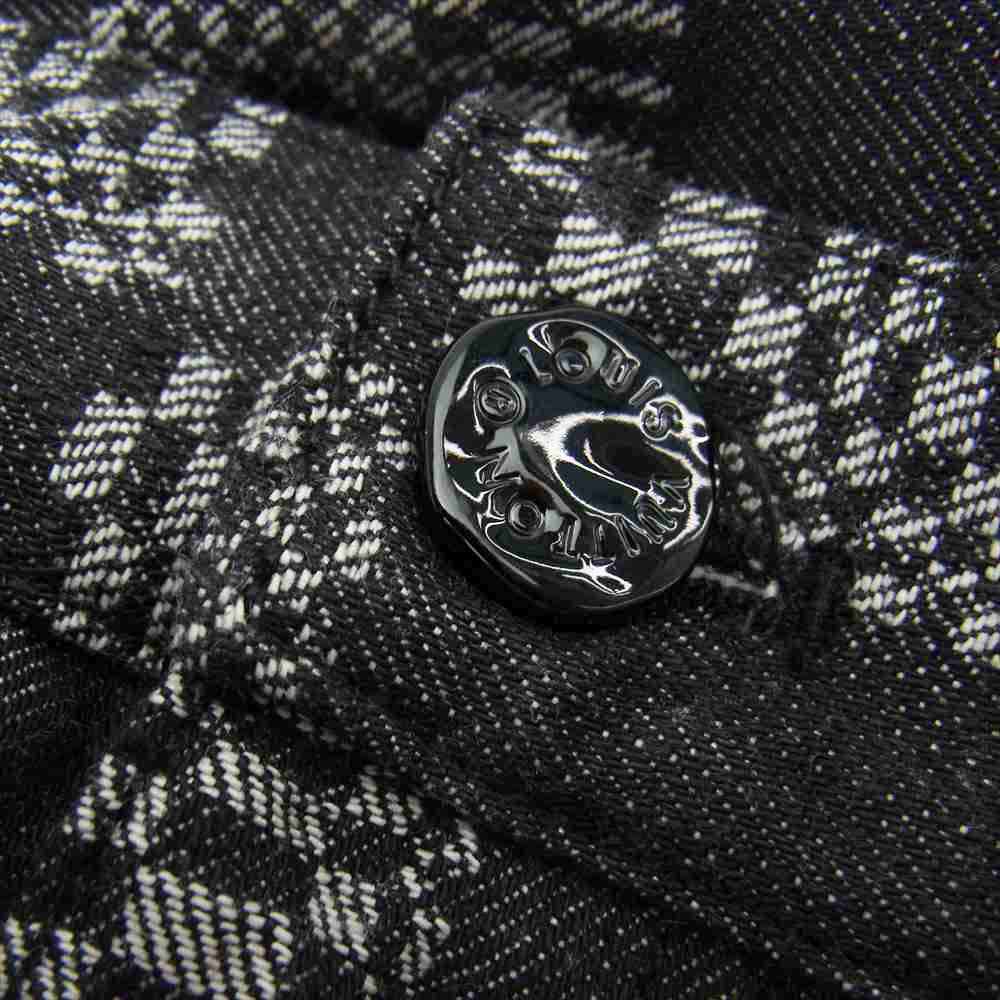 LOUIS VUITTON ルイ・ヴィトン 1A8PFP ダミエ レギュラー デニム トラウザー グレー系 33【極上美品】【中古】