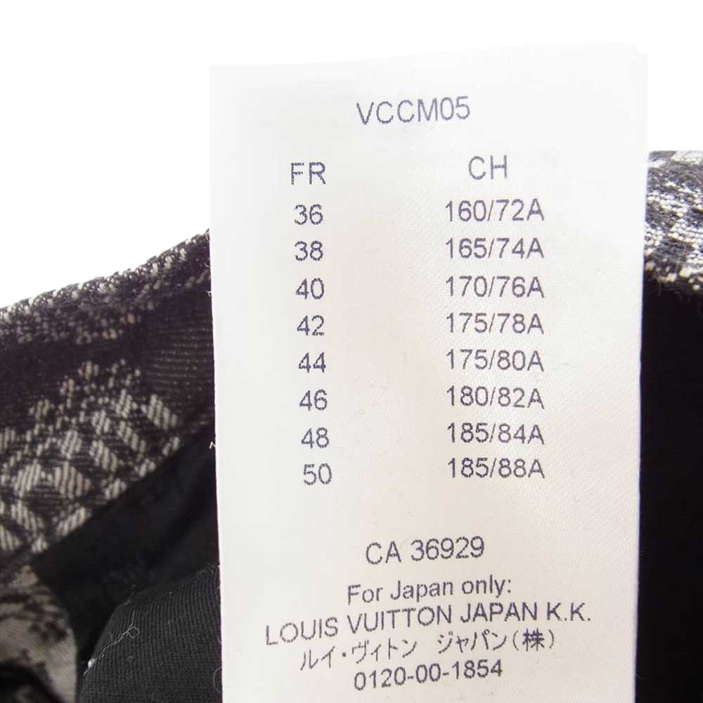 LOUIS VUITTON ルイ・ヴィトン 1A8PFP ダミエ レギュラー デニム トラウザー グレー系 33【極上美品】【中古】
