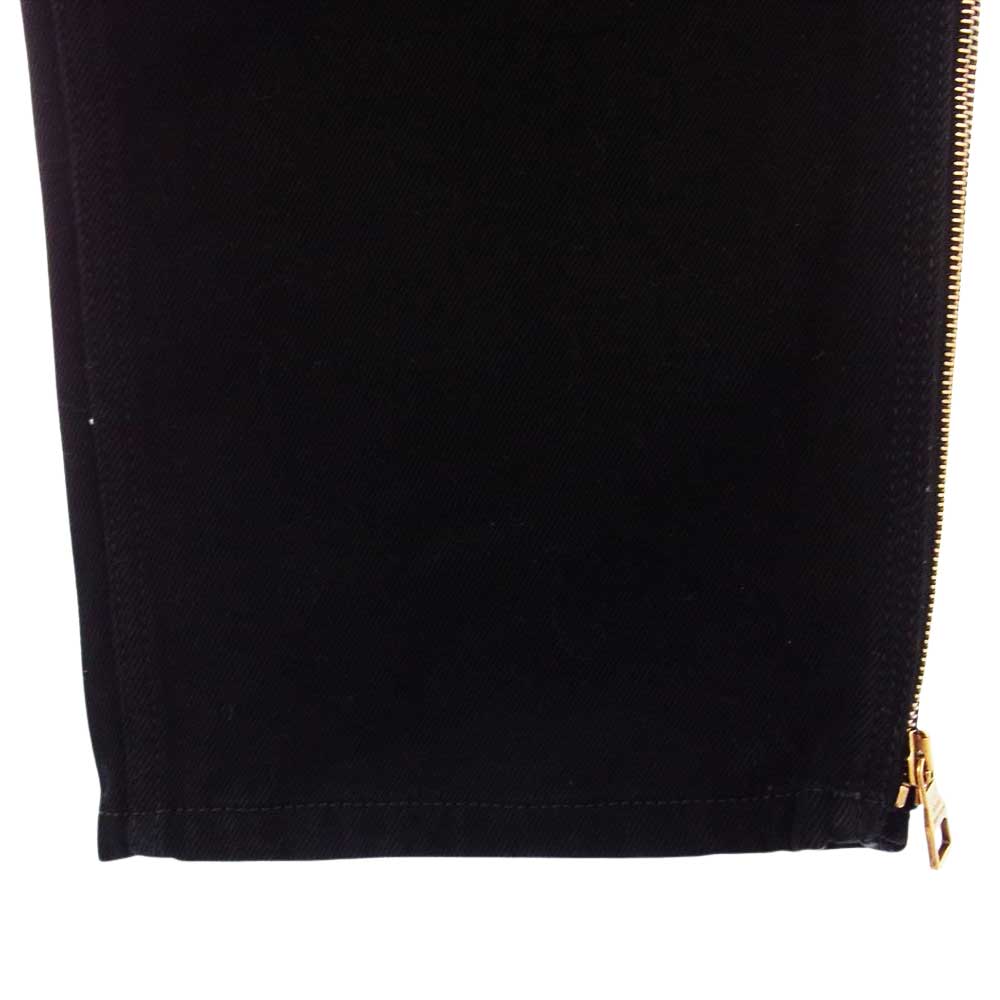 LOUIS VUITTON ルイ・ヴィトン 22AW 1AA521 モノグラム ディテール カーペンター デニム パンツ ブラック系 33【中古】
