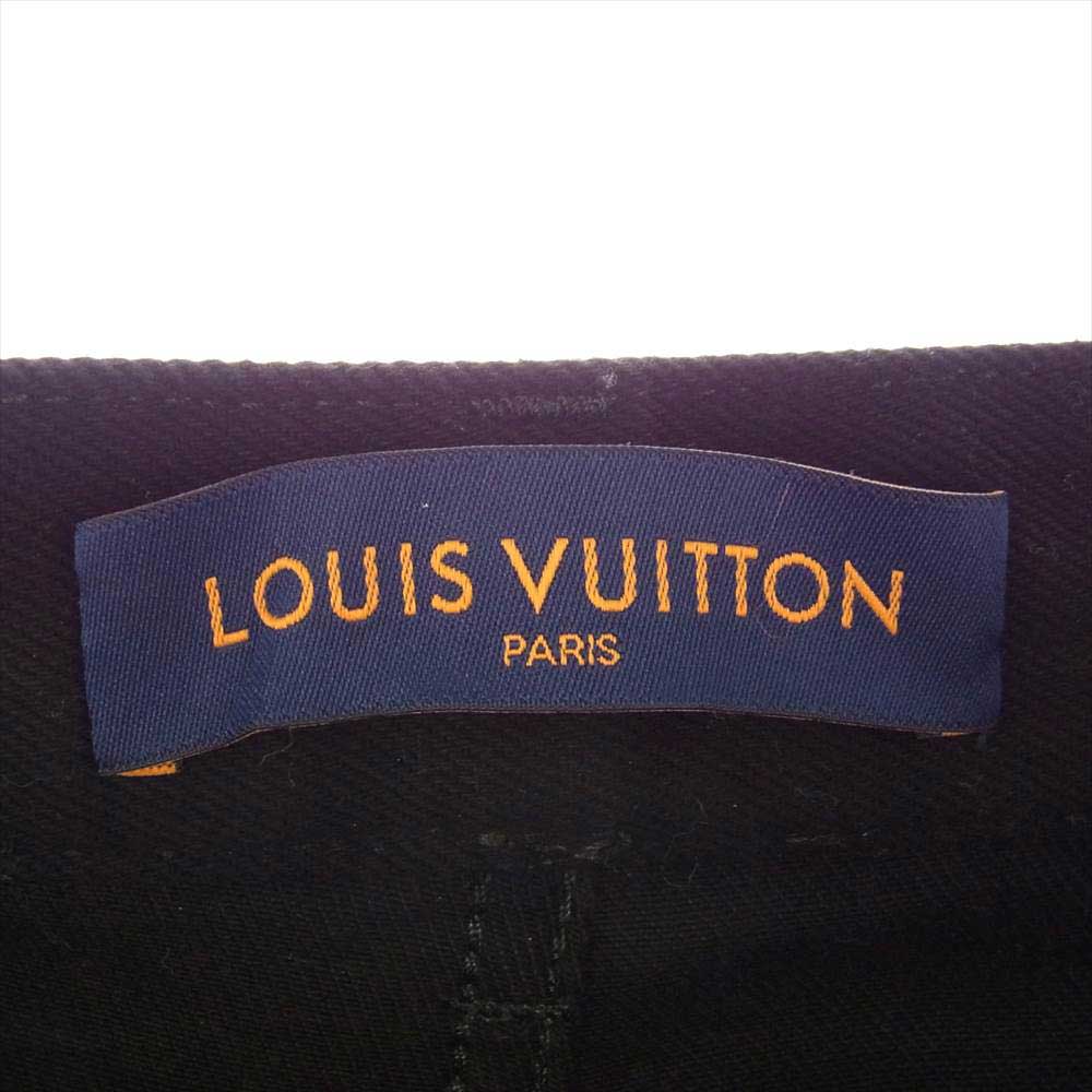 LOUIS VUITTON ルイ・ヴィトン 22AW 1AA521 モノグラム ディテール カーペンター デニム パンツ ブラック系 33【中古】