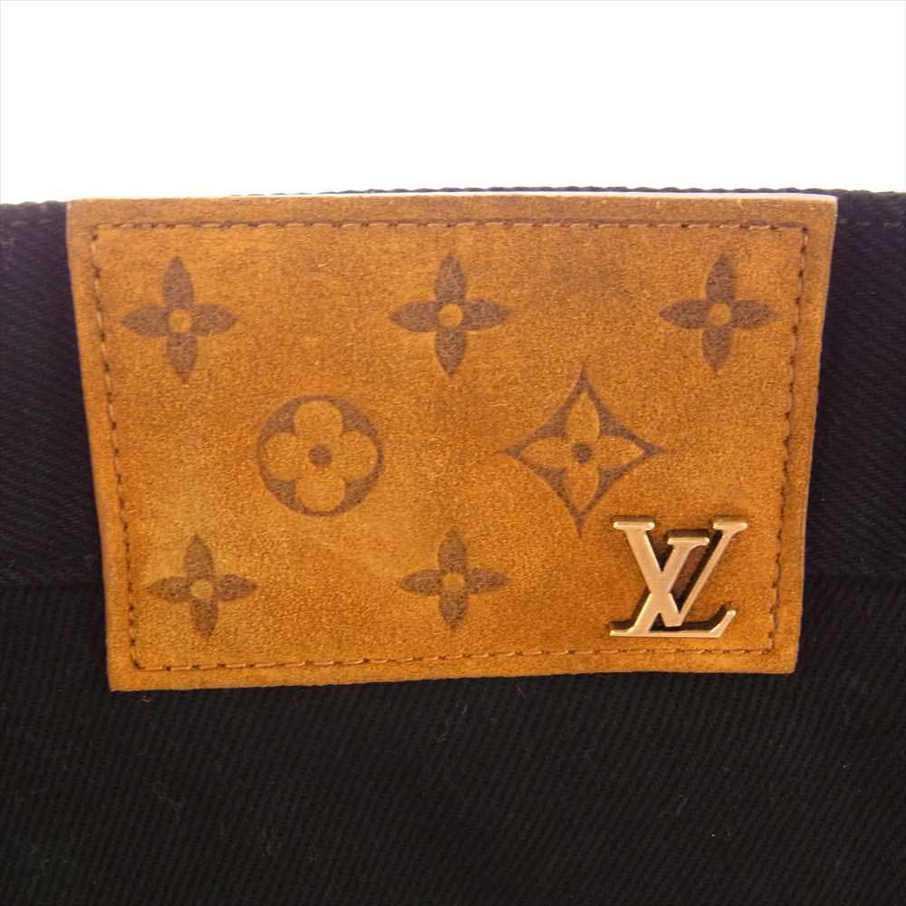 LOUIS VUITTON ルイ・ヴィトン 22AW 1AA521 モノグラム ディテール カーペンター デニム パンツ ブラック系 33【中古】