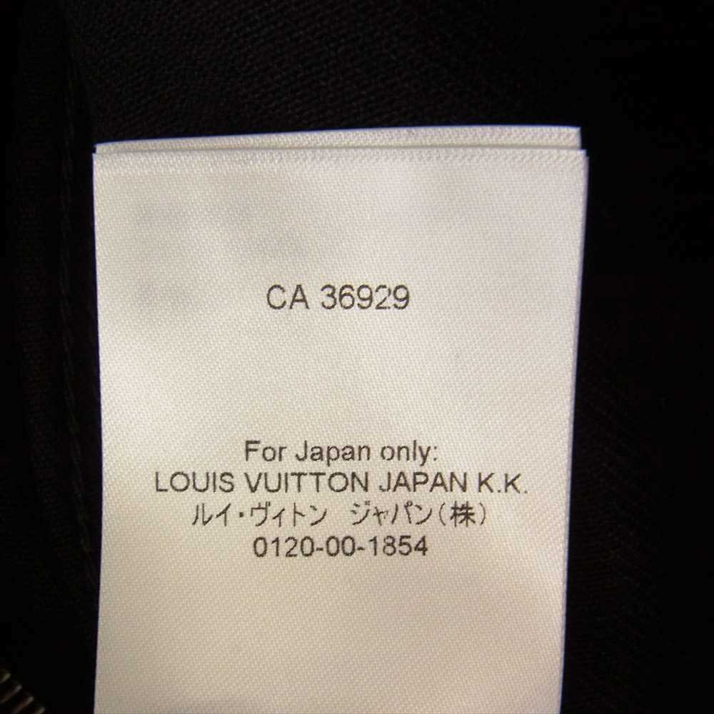 LOUIS VUITTON ルイ・ヴィトン 22SS 1AA4OK モノグラム ディテール フーデッド デニム ジャケット ブラック系 52【極上美品】【中古】