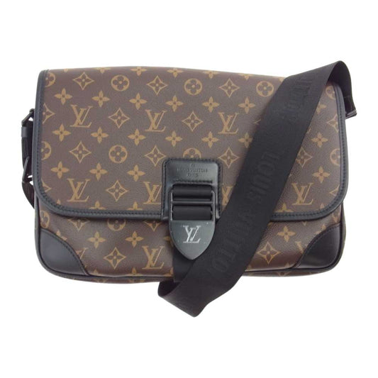 LOUIS VUITTON ルイ・ヴィトン M46371 モノグラム マカサー アーチ― メッセンジャー バッグ ブラウン系【極上美品】【中古】