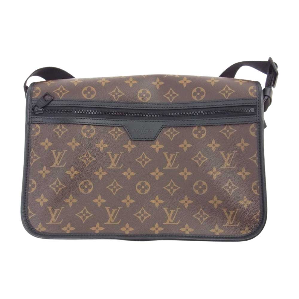 LOUIS VUITTON ルイ・ヴィトン M46371 モノグラム マカサー アーチ― メッセンジャー バッグ ブラウン系【極上美品】【中古】