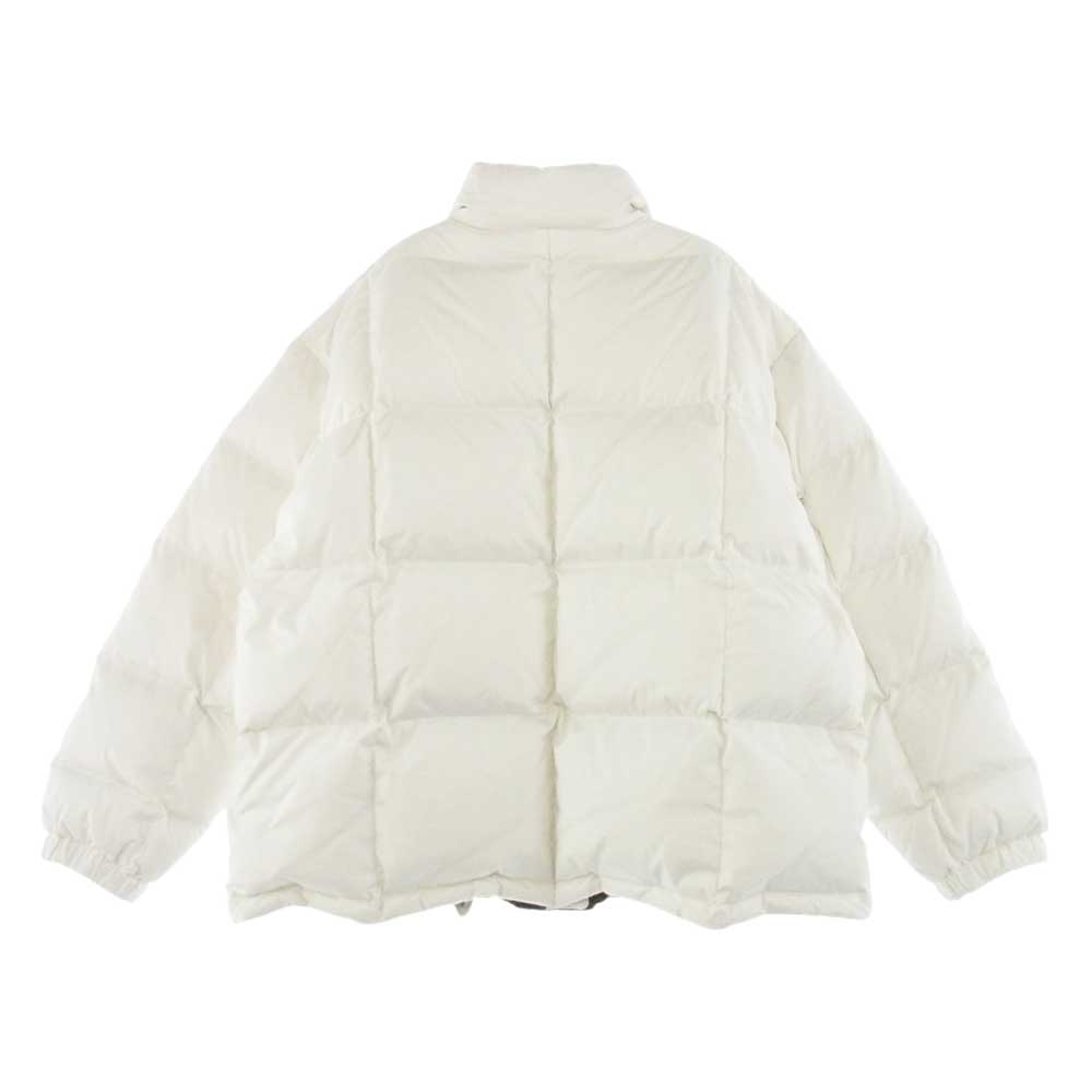 LOUIS VUITTON ルイ・ヴィトン 1AAAWT モノグラム アクセント ピロウ パファ ジャケット ホワイト系 ブラウン系 46【中古】