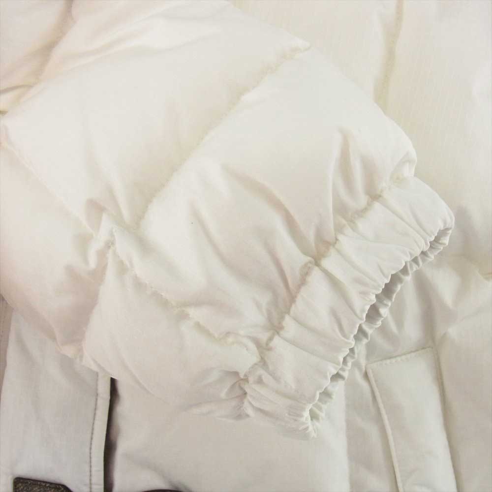 LOUIS VUITTON ルイ・ヴィトン 1AAAWT モノグラム アクセント ピロウ パファ ジャケット ホワイト系 ブラウン系 46【中古】