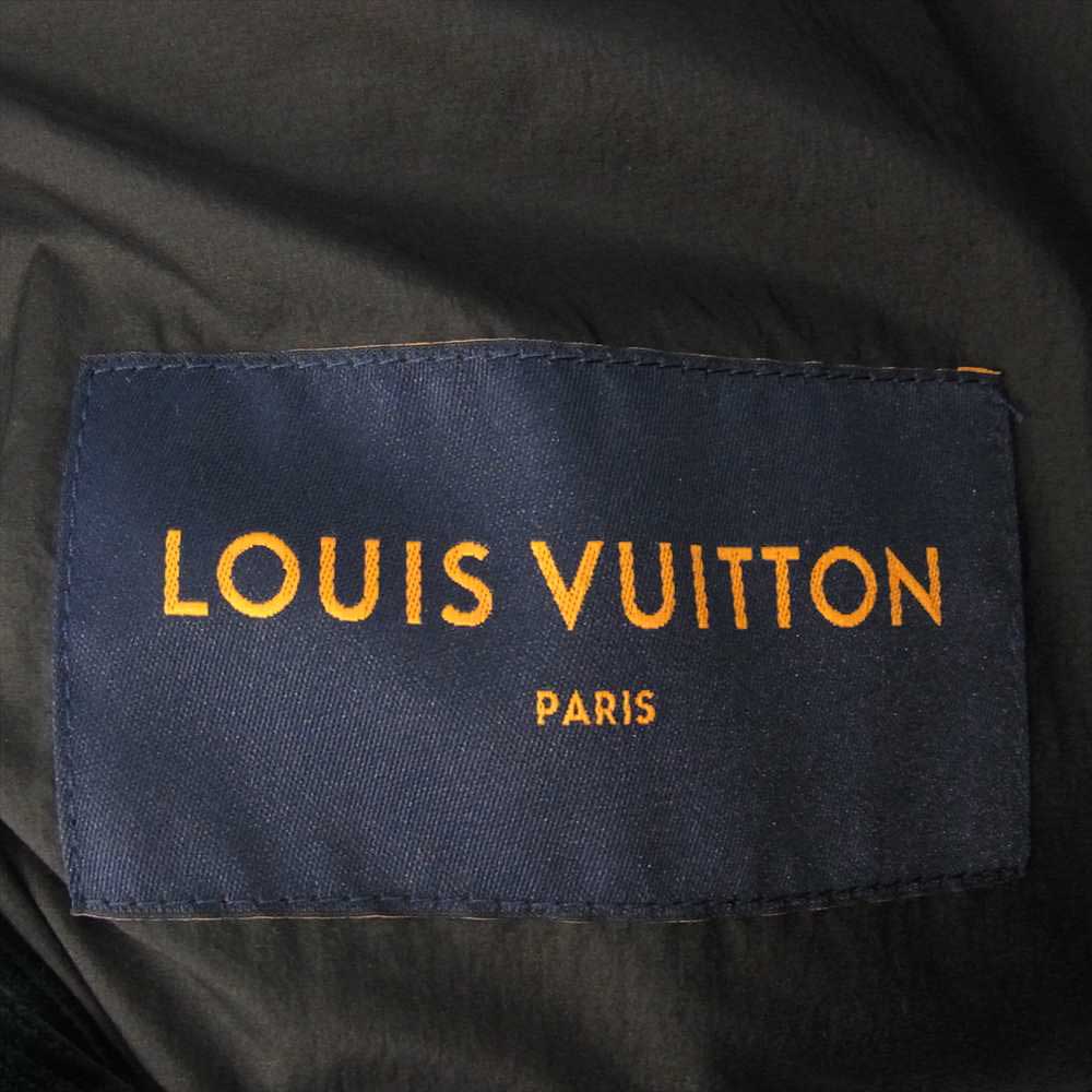 LOUIS VUITTON ルイ・ヴィトン 22AW 1AAHI6 テクニカル テープドベロア ウインドブレーカー グリーン系 52【極上美品】【中古】