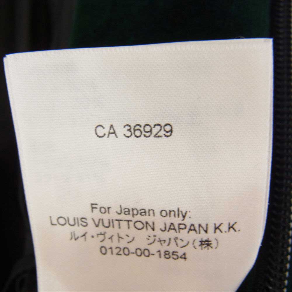 LOUIS VUITTON ルイ・ヴィトン 22AW 1AAHI6 テクニカル テープドベロア ウインドブレーカー グリーン系 52【極上美品】【中古】