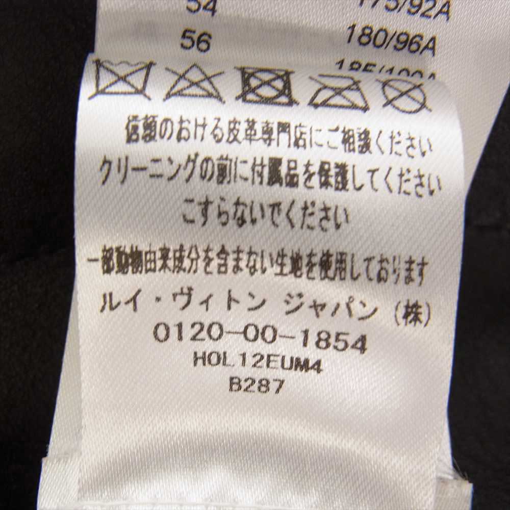 LOUIS VUITTON ルイ・ヴィトン 1AAUY9 モノグラム レザー トラッカー ジャケット ブラック系 52【極上美品】【中古】