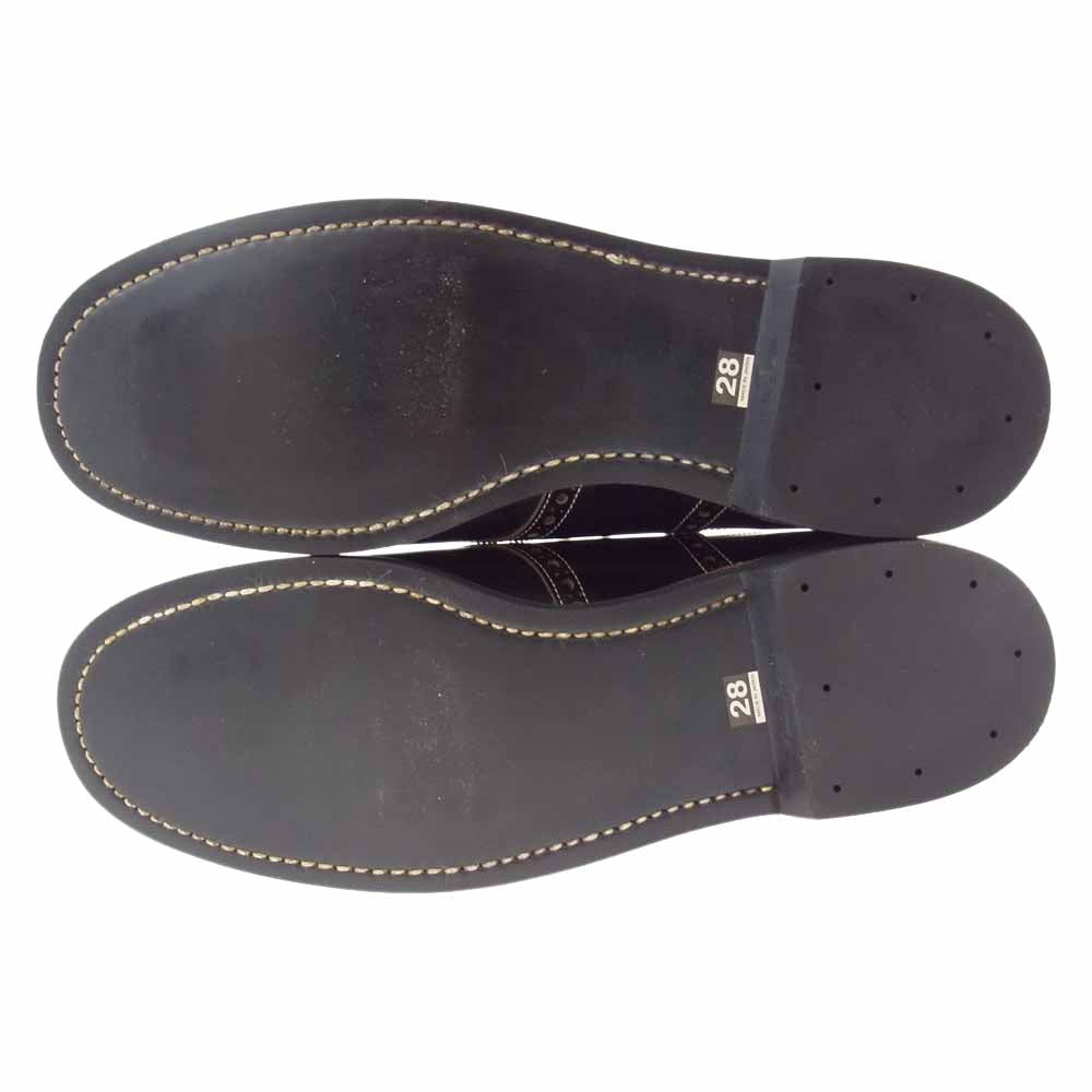 GLADHAND & Co. グラッドハンド 未使用品 REGAL 606S SADDLE SHOES リーガル サドルシューズ ブラック系 28cm【極上美品】【中古】
