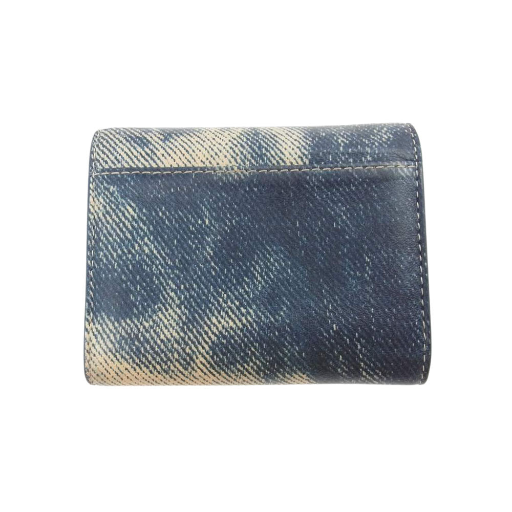 MAISON MARGIELA メゾンマルジェラ SA3UI0005 P4805 T6324 ZIP COMPACT TRI FOLD BLACK 三つ折り 財布 マルチカラー系【中古】