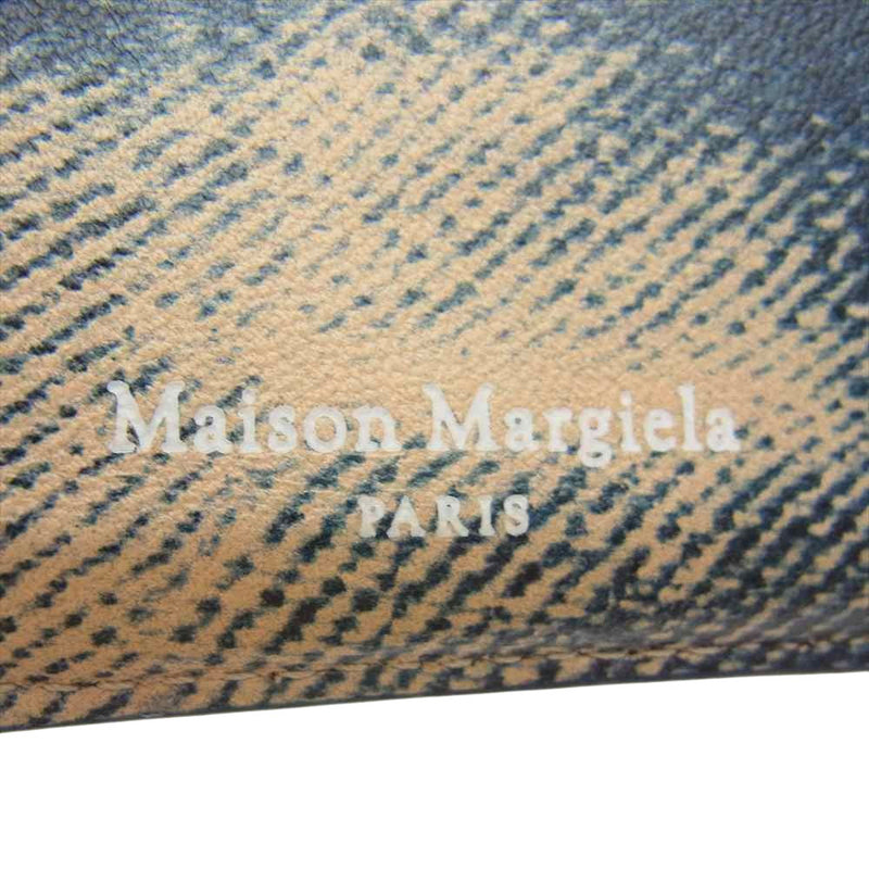 MAISON MARGIELA メゾンマルジェラ SA3UI0005 P4805 T6324 ZIP COMPACT TRI FOLD BLACK 三つ折り 財布 マルチカラー系【中古】