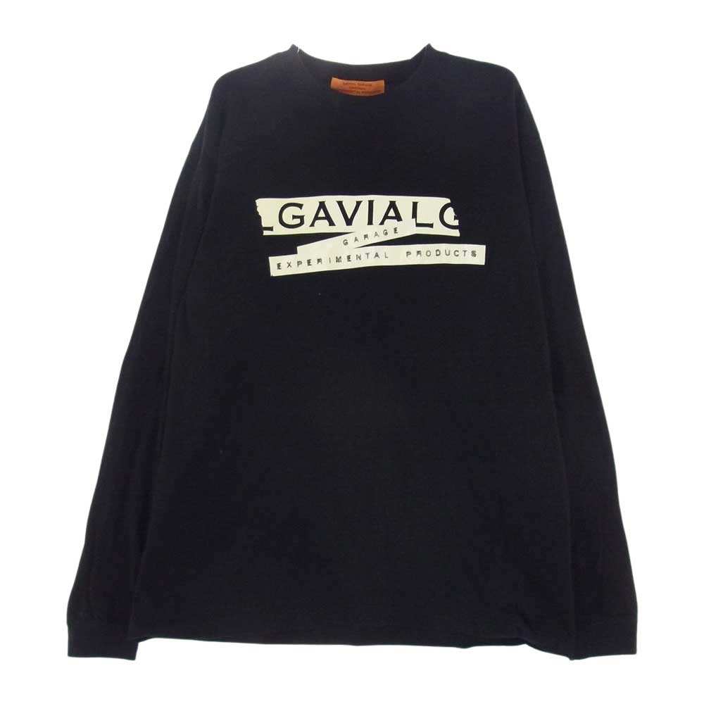 GAVIAL ガヴィル ロゴ 長袖 Tシャツ ブラック系 L【中古】