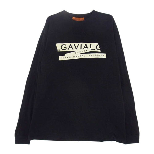 GAVIAL ガヴィル ロゴ 長袖 Tシャツ ブラック系 L【中古】
