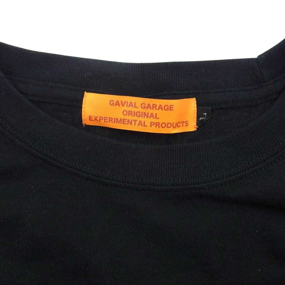 GAVIAL ガヴィル ロゴ 長袖 Tシャツ ブラック系 L【中古】