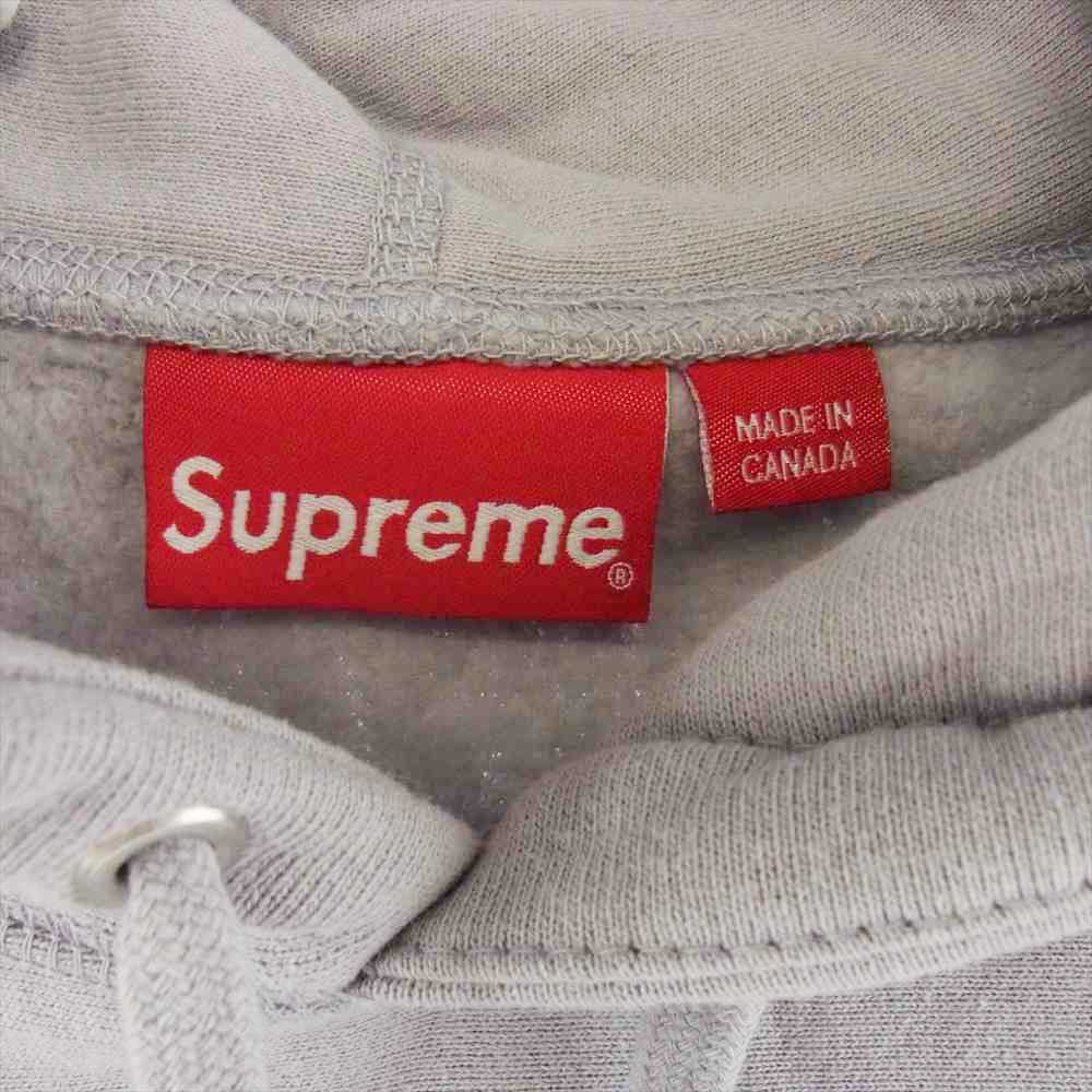 Supreme シュプリーム Small Box Logo Hooded Sweatshirt スモールボックスロゴ パーカー グレー系 L【中古】