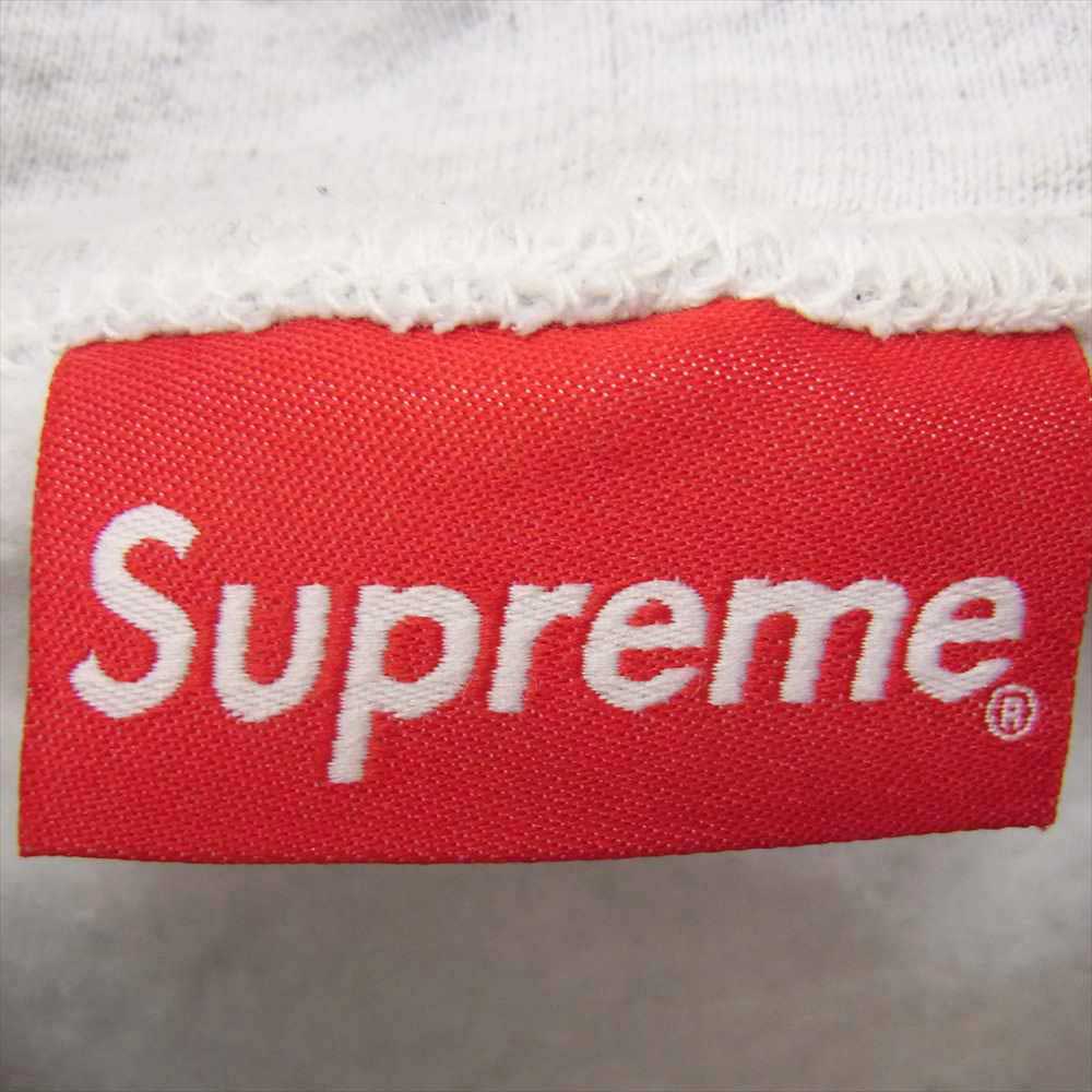 Supreme シュプリーム 20AW Anti Hooded Sweatshirt エンブレム刺繍 アンチ パーカー グレー系 L【美品】【中古】