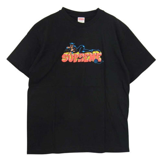 Supreme シュプリーム 22AW Catwoman Tee キャットウーマン Tシャツ ブラック系 M【美品】【中古】