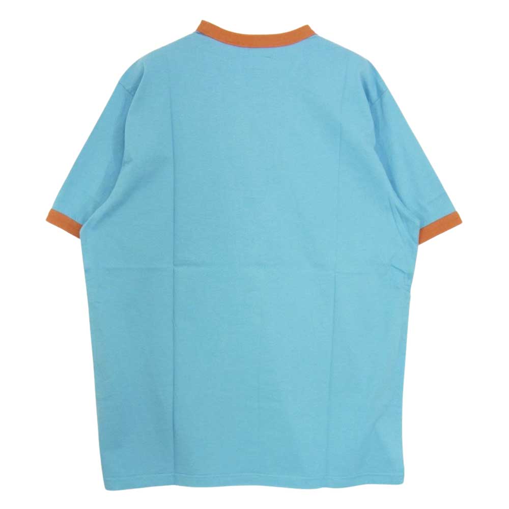 Supreme シュプリーム 21AW Dragon Ringer Tee ドラゴン リンガー Tシャツ ブルー系 M【新古品】【未使用】【中古】