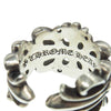 CHROME HEARTS クロムハーツ（原本無） ダブル フローラル クロス リング シルバー系【中古】