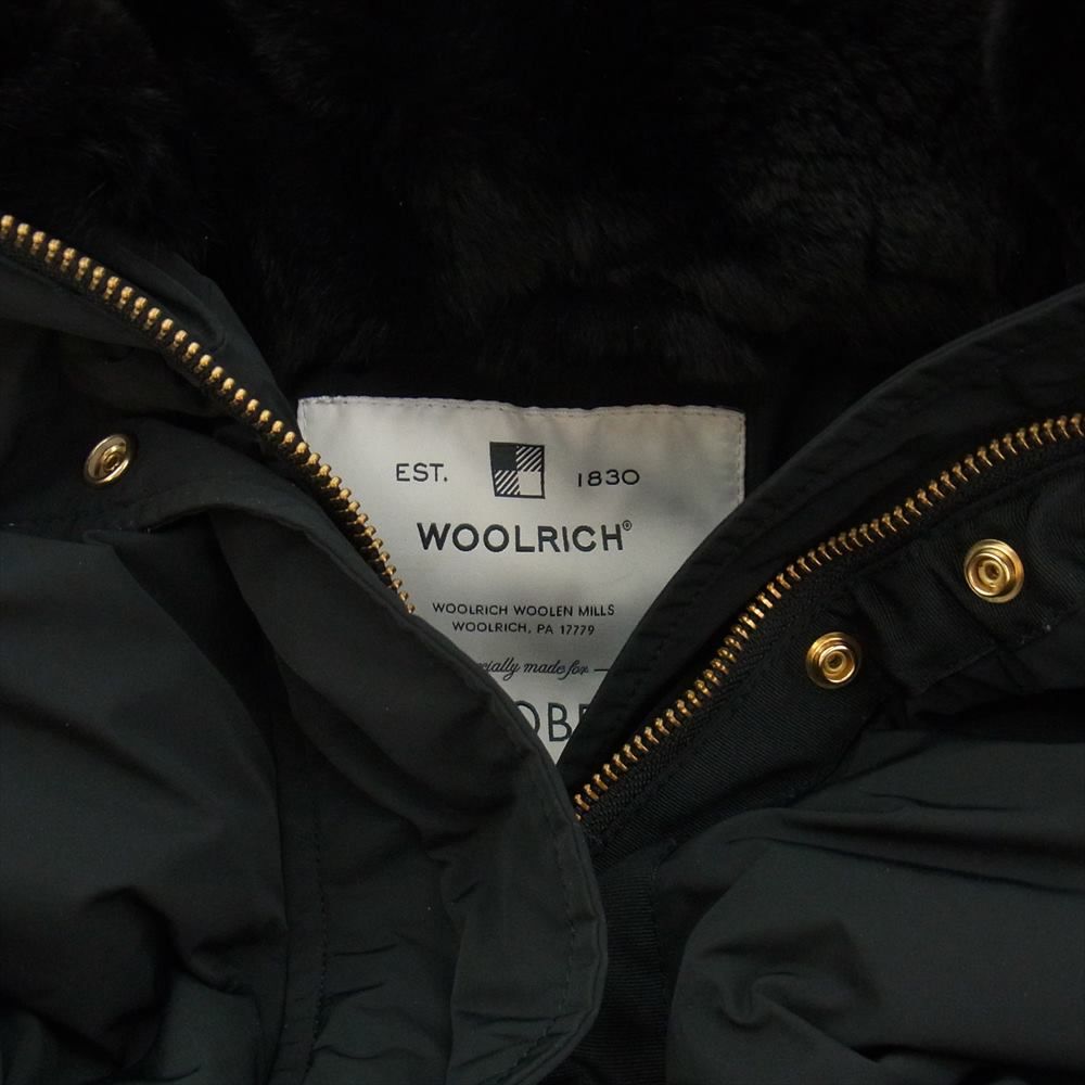 WOOLRICH ウールリッチ WWCPS2871 SLOBE IENA スローブイエナ 別注 COCOON コクーン ダウン コート ブラック系 M【中古】
