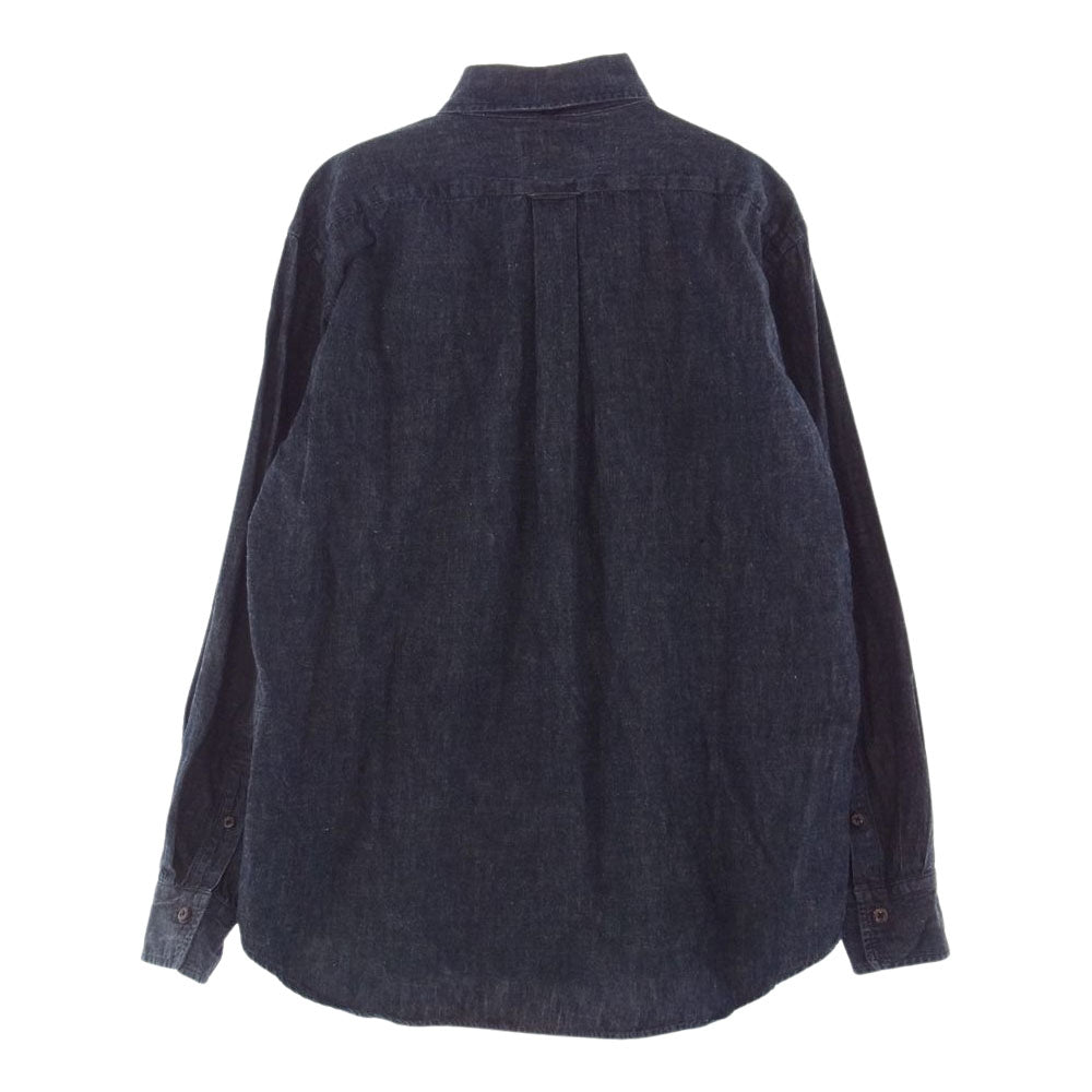 EVISU エヴィス プルオーバー デニム シャツ インディゴブルー系 38【中古】