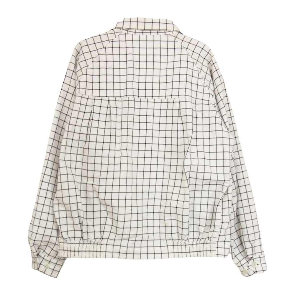 EVISU エヴィス YAMANE ヤマネ チェック シャツ ジャケット ホワイト ホワイト系 38【中古】