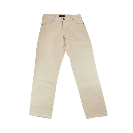 EVISU エヴィス YAMANE ヤマネ Lot1946 山ちゃんジーンズ プラチナ耳 オフホワイト系 36【中古】