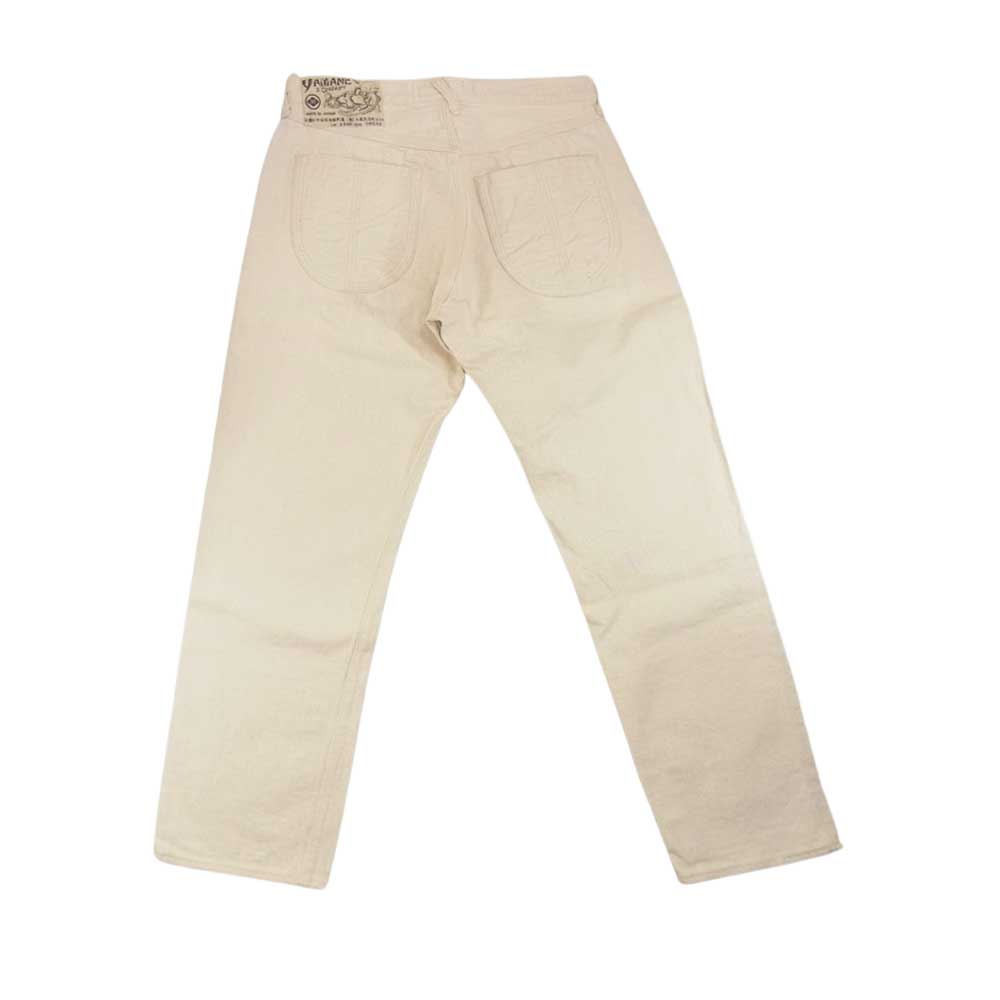 EVISU エヴィス YAMANE ヤマネ Lot1946 山ちゃんジーンズ プラチナ耳 オフホワイト系 36【中古】