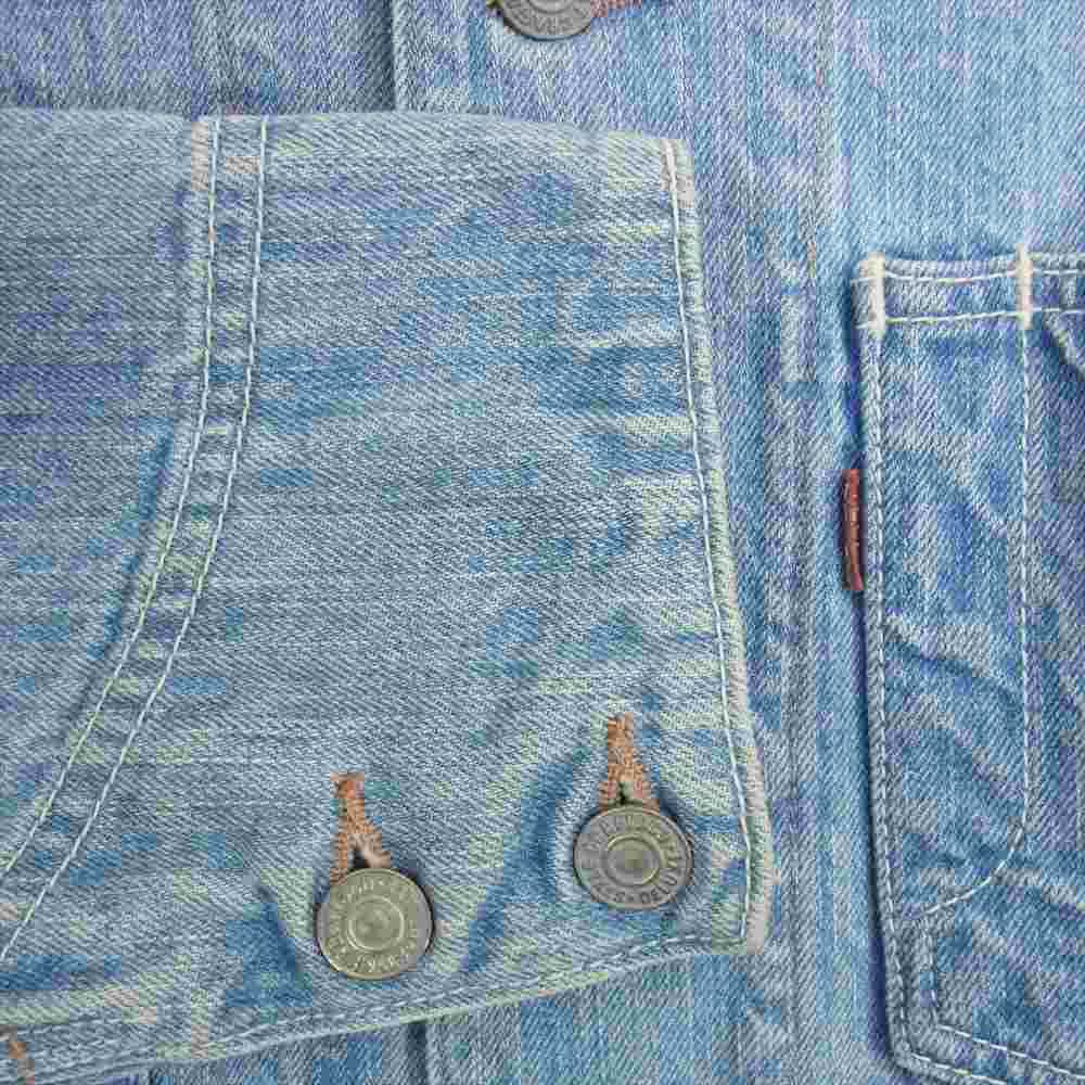 EVISU エヴィス Lot1113 デニム カバーオール ジャケット インディゴブルー系 40【中古】