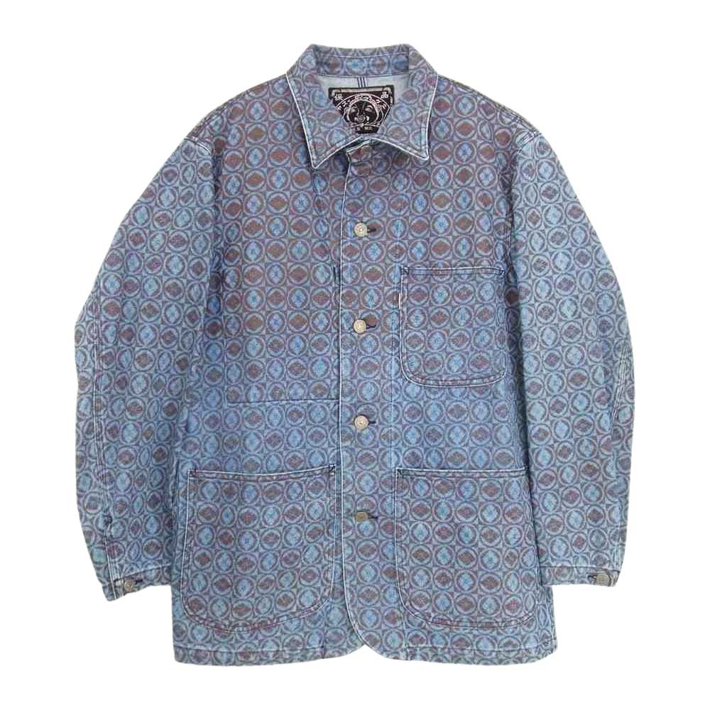 EVISU エヴィス 家紋 デニム カバーオール ジャケット ブルー系 31【中古】