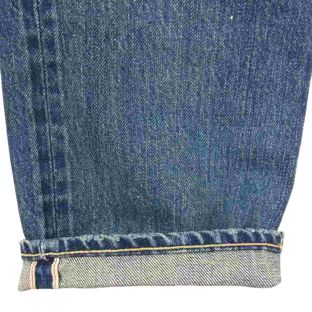 HYSTERIC GLAMOUR ヒステリックグラマー 0251AP11 PF加工 ダメージ リペア クラッシュ ペイント 加工 スタッズ デニム パンツ インディゴブルー系 30【中古】