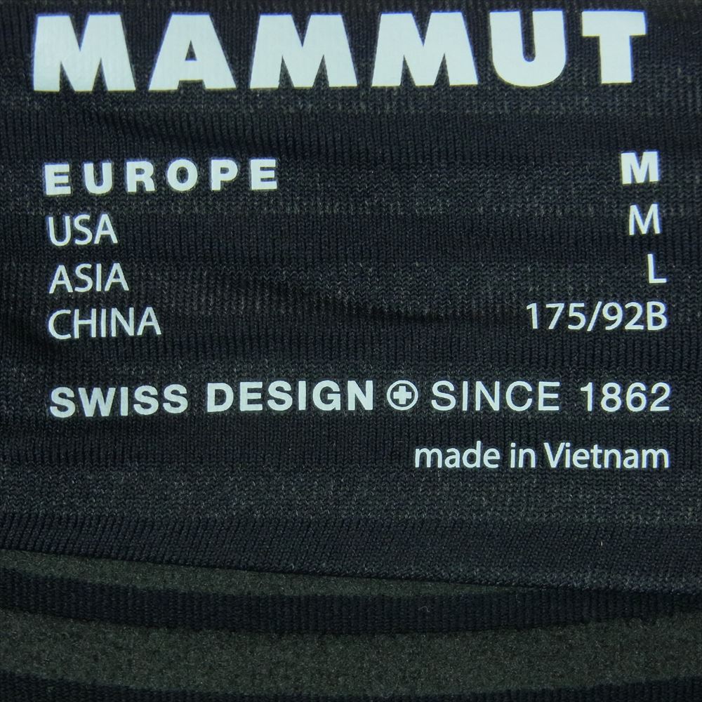 Mammut マムート 1014-04550 Taiss Light ML Jacket ライト ミッド レイヤー ジャケット ナイロン ブラック系 M【中古】