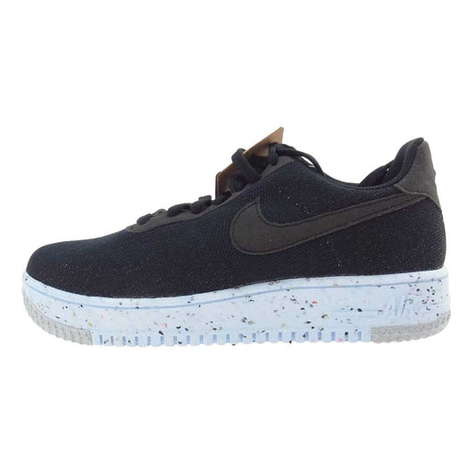 NIKE ナイキ DC4831-001 AIR FORCE 1 CRATER FLYKNIT エアフォース クレーター フライニット スニーカー ブラック系 25cm【極上美品】【中古】