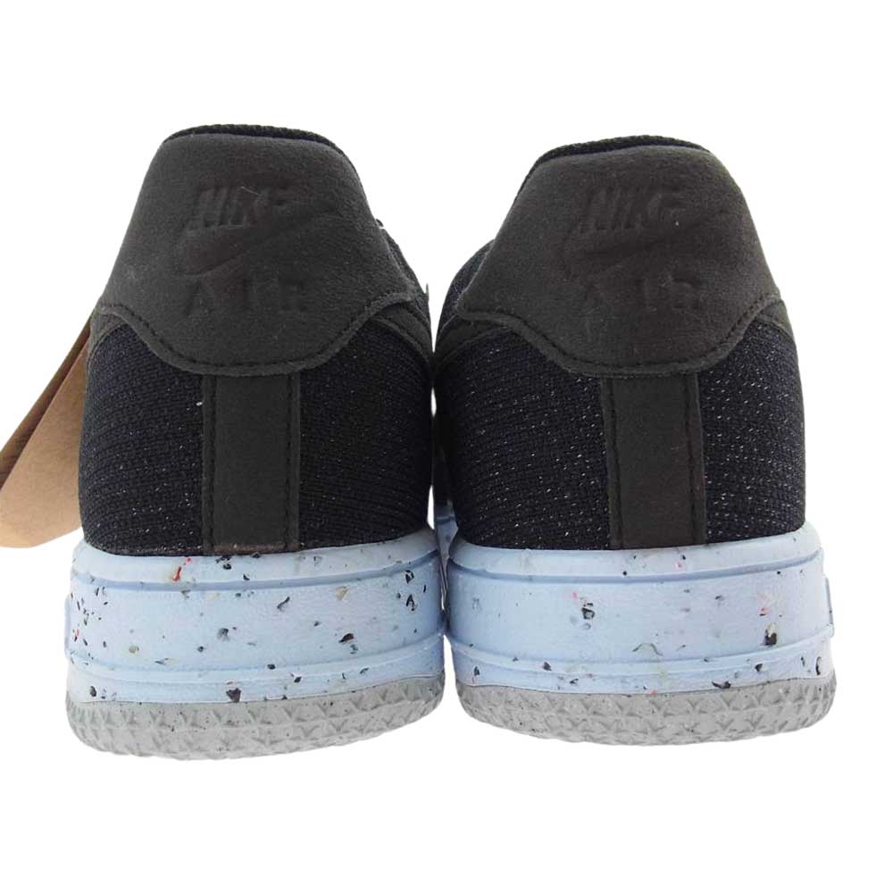 NIKE ナイキ DC4831-001 AIR FORCE 1 CRATER FLYKNIT エアフォース クレーター フライニット スニーカー ブラック系 25cm【極上美品】【中古】