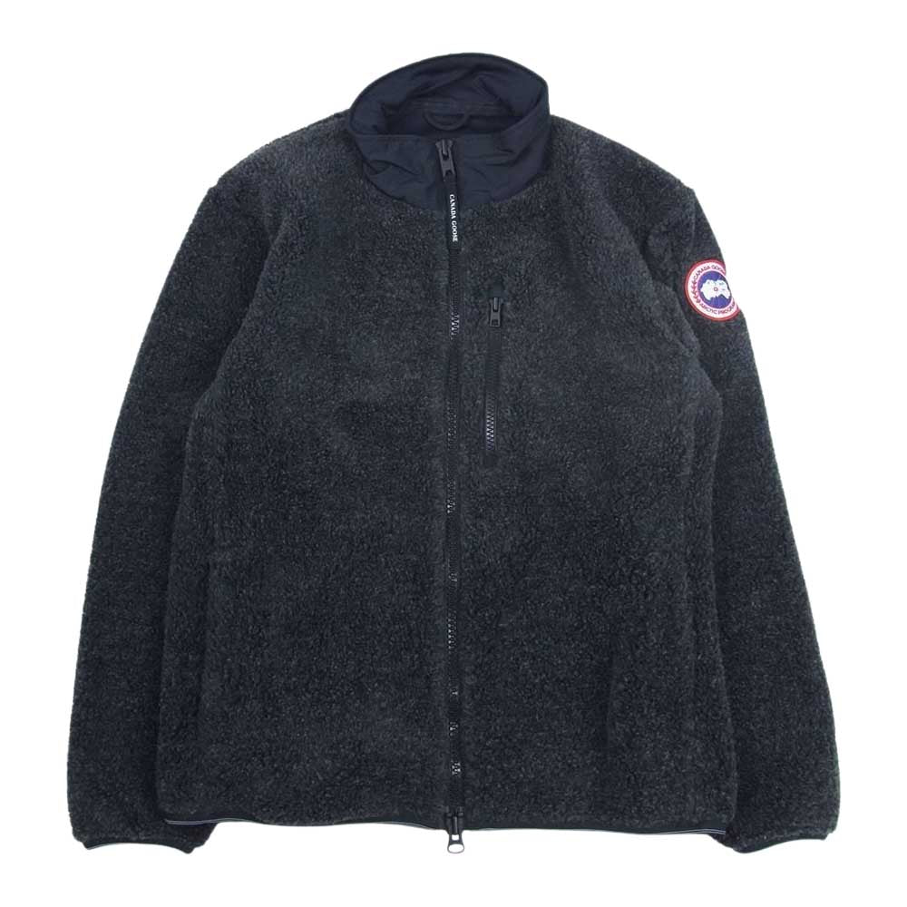CANADA GOOSE カナダグース 7017M Kelowna Fleece Jacket ケロウナ フリース ジャケット  ブラック系 M【中古】