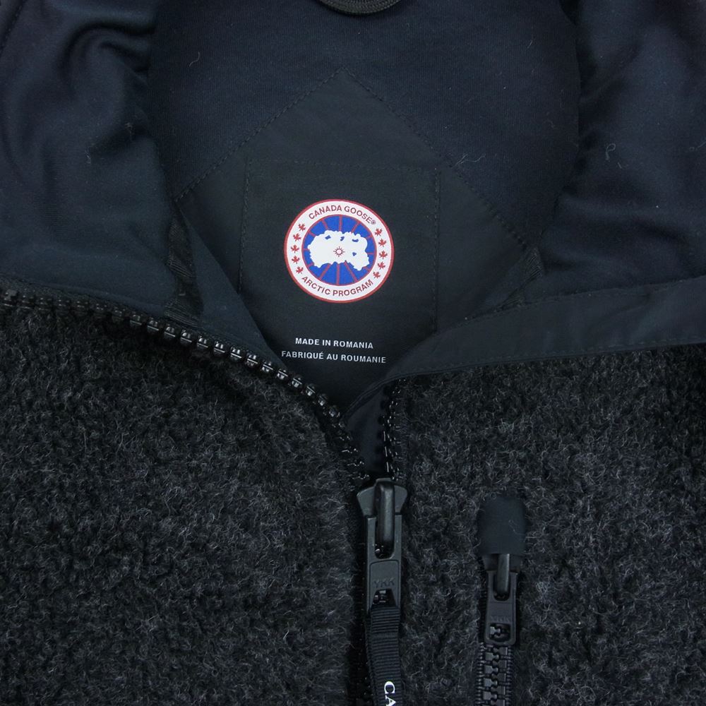 CANADA GOOSE カナダグース 7017M Kelowna Fleece Jacket ケロウナ フリース ジャケット  ブラック系 M【中古】