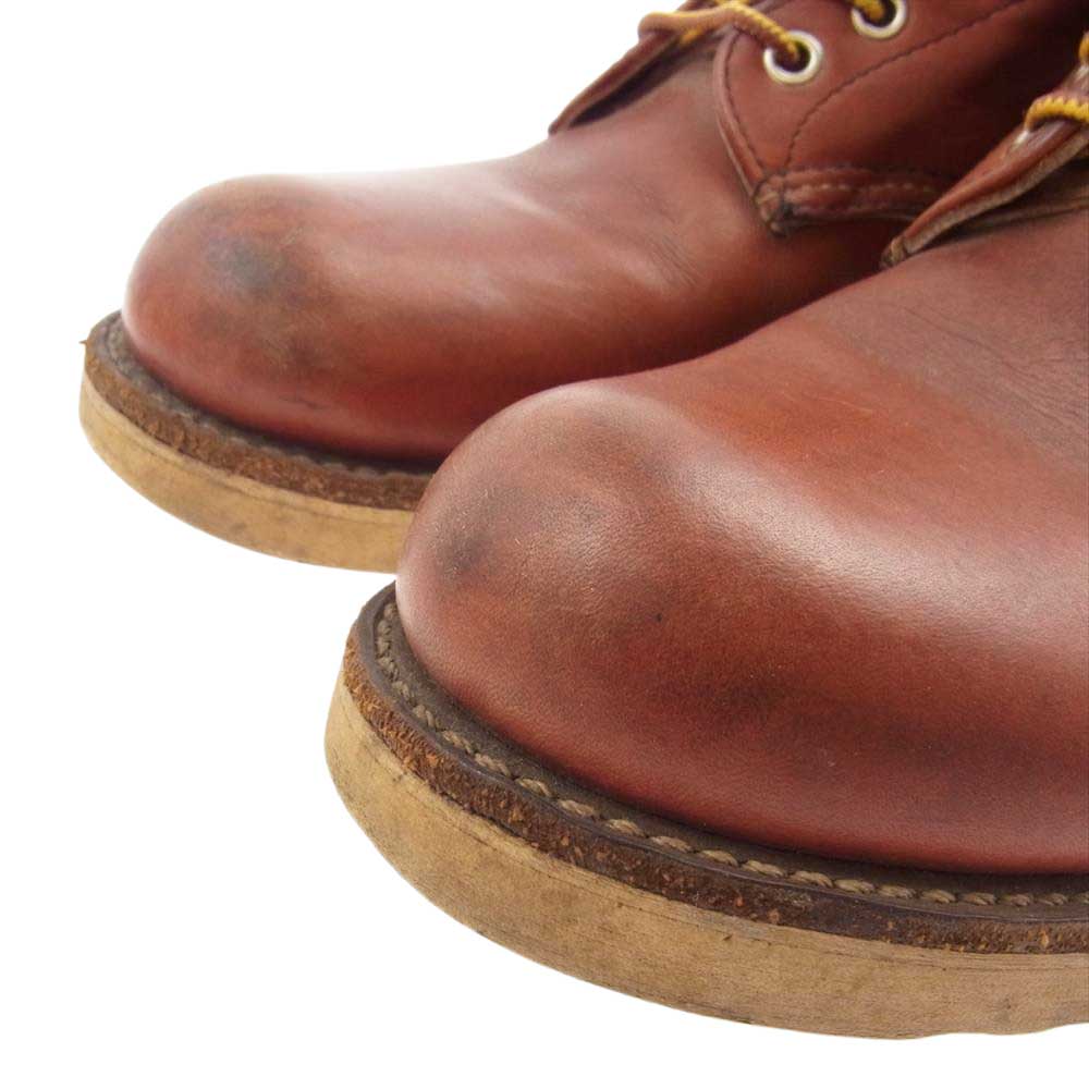 RED WING レッドウィング 8166 羽タグ CLASSIC PLAIN TOE オロラセット クラシック プレーントゥ ワークブーツ ブラウン系 26cm【中古】