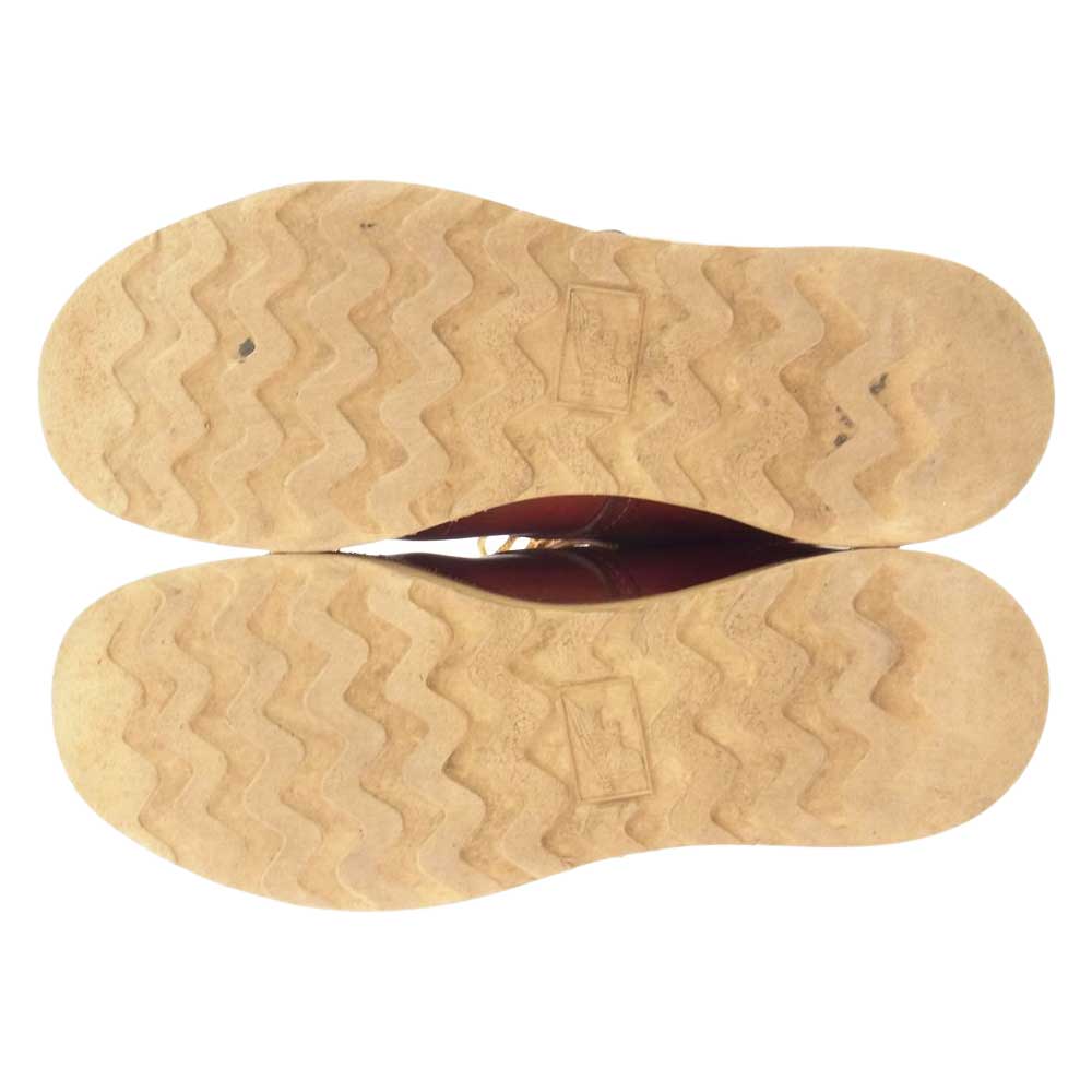 RED WING レッドウィング 8166 羽タグ CLASSIC PLAIN TOE オロラセット クラシック プレーントゥ ワークブーツ ブラウン系 26cm【中古】