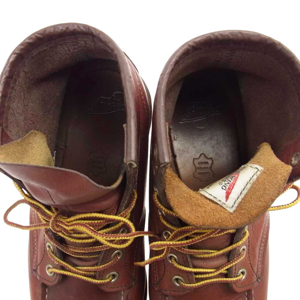 RED WING レッドウィング 9106 CLASSIC WORK IRISH SETTER クラシック アイリッシュセッター ワークブーツ ブラウン系 26cm【中古】