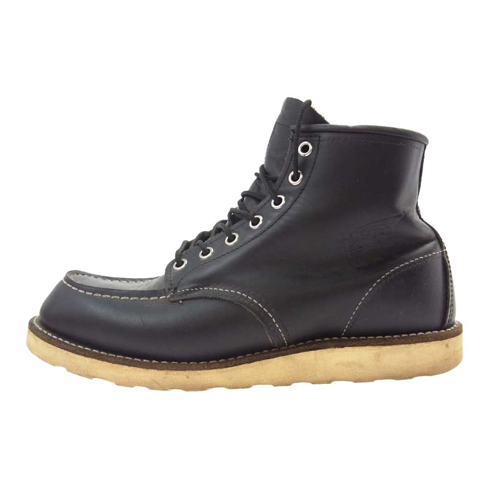 RED WING レッドウィング 8130 羽タグ CLASSIC MOC BOOT クラシック モックトゥ アイリッシュセッター ワークブーツ ブラック系 26cm【中古】