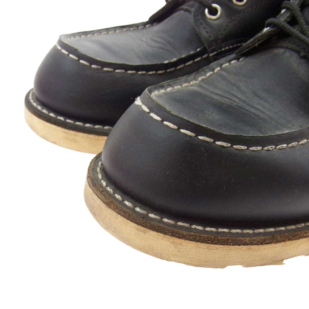 RED WING レッドウィング 8130 羽タグ CLASSIC MOC BOOT クラシック モックトゥ アイリッシュセッター ワークブーツ ブラック系 26cm【中古】