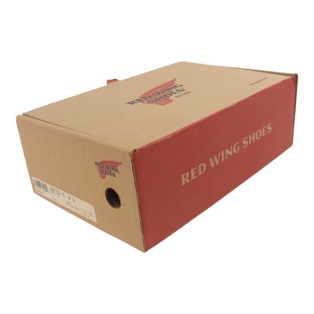 RED WING レッドウィング 8130 羽タグ CLASSIC MOC BOOT クラシック モックトゥ アイリッシュセッター ワークブーツ ブラック系 26cm【中古】