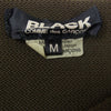 BLACK COMME des GARCONS ブラックコムデギャルソン AAD2014 1N-N006 リブ切替 エステル ニット セーター カーキ系 M【中古】