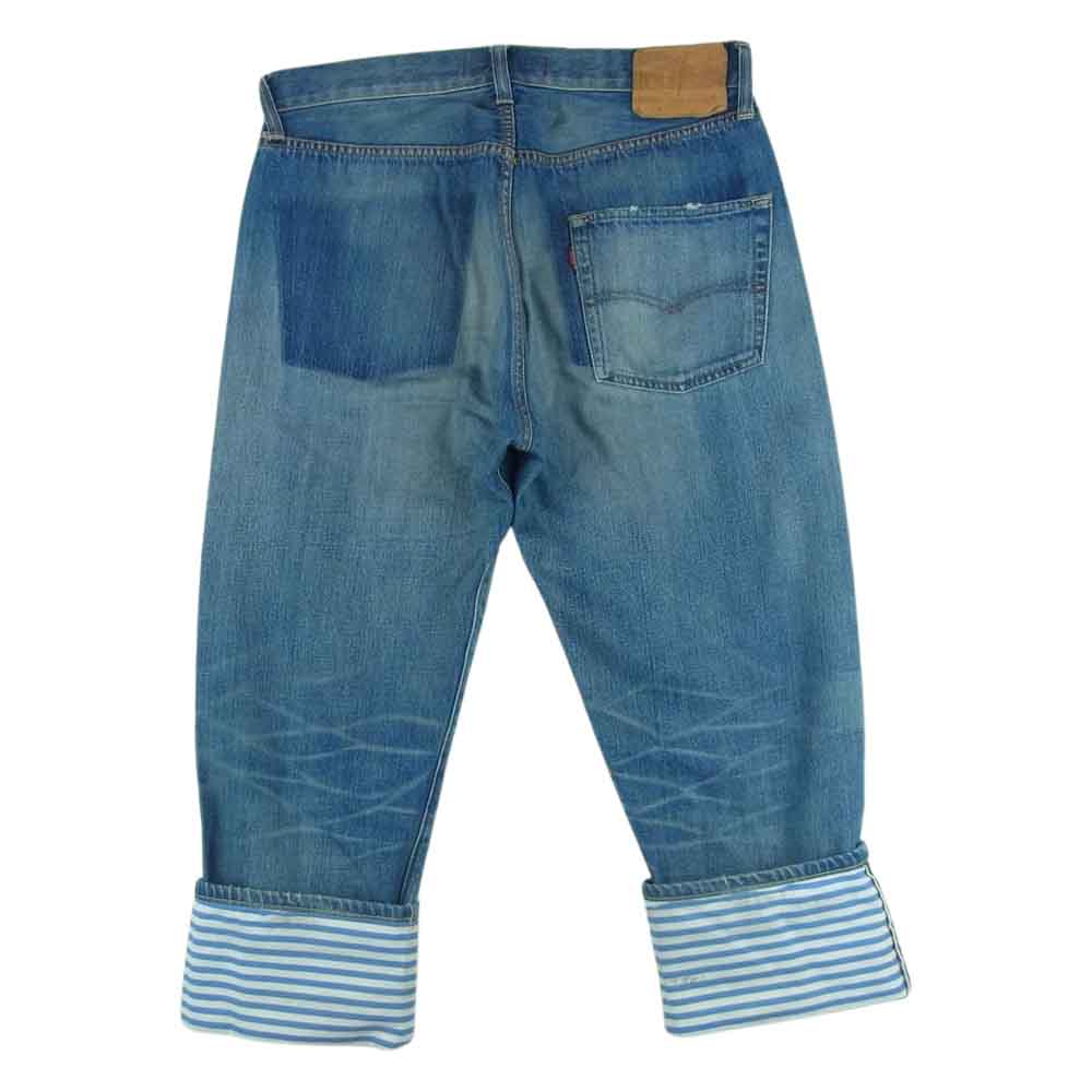 JUNYA WATANABE COMME des GARCONS MAN ジュンヤワタナベコムデギャルソンマン JW/XX 5ポケット ボタンフライ ストレート デニム パンツ ジーンズ インディゴブルー系 S【中古】