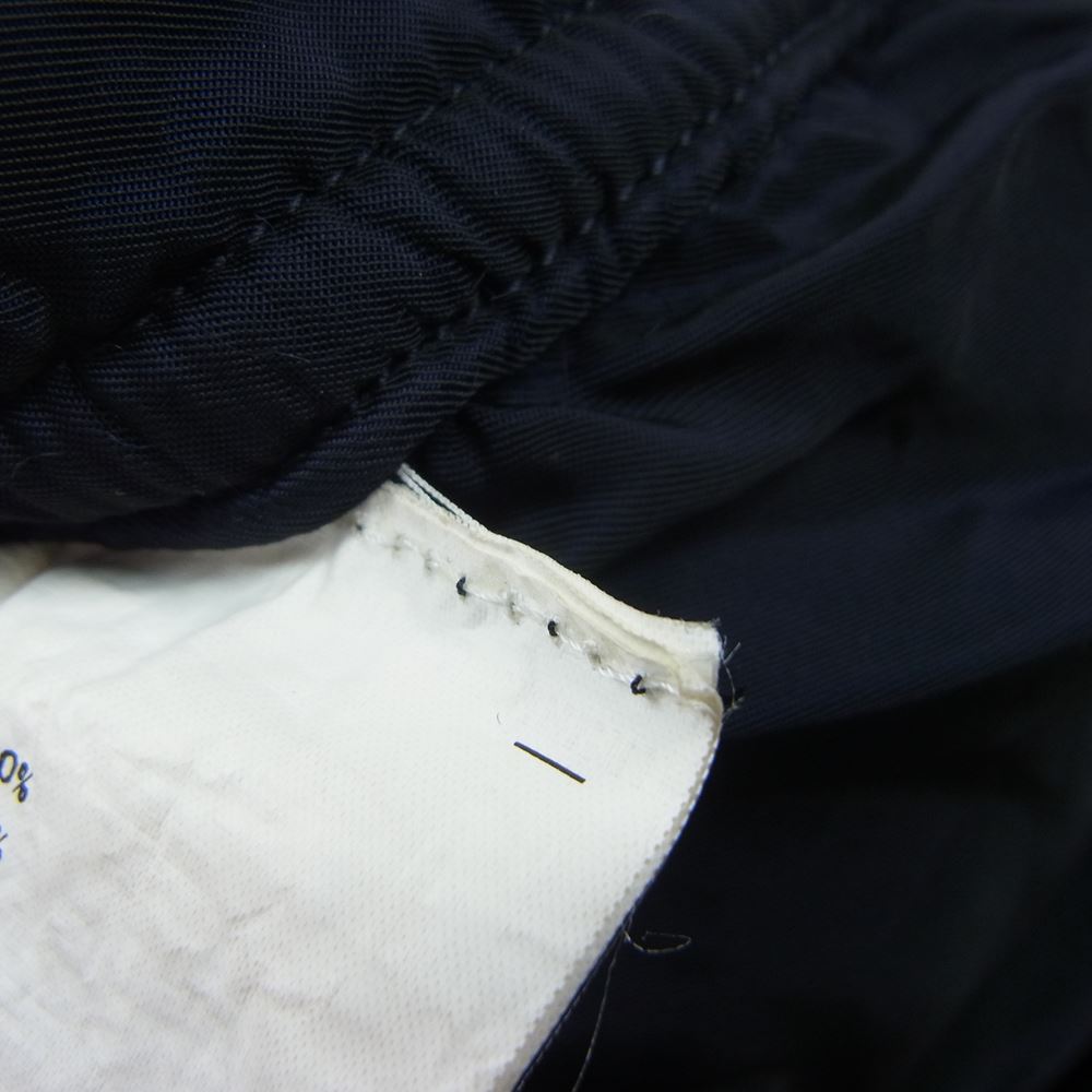 COMME des GARCONS HOMME コムデギャルソンオム AD2009 HD-C008 ウール縮絨 フード付き ダッフルコート ネイビー系 S【中古】